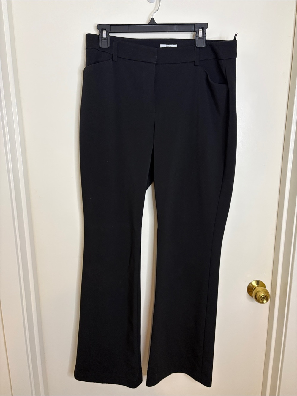 Bar III Black Flared Dress Pants